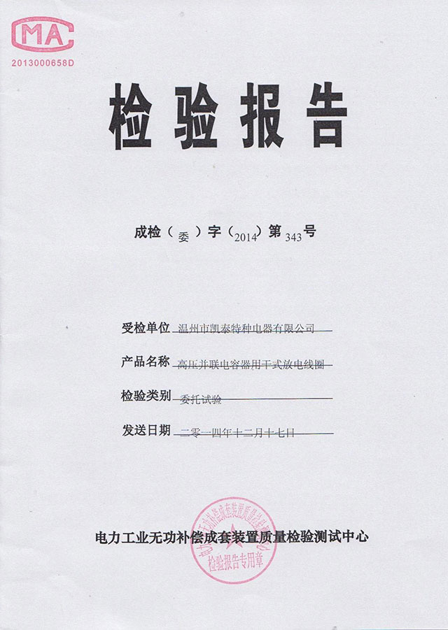 检验报告 