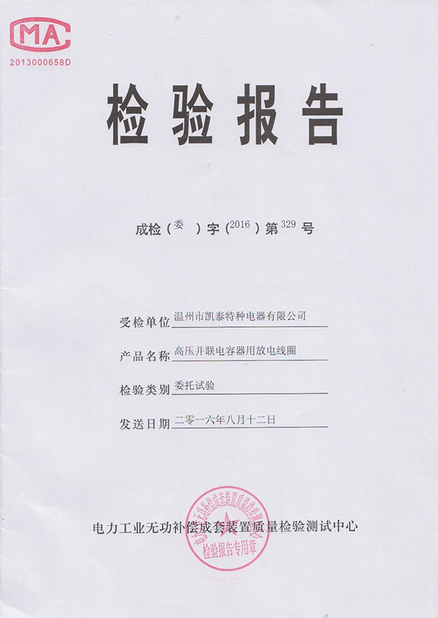 检验报告 